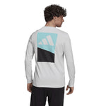 Adidas Future Block Long Sleeve Graphic póló, fehér Hosszú ujjú póló Hosszú ujjú póló - Sportmania.hu