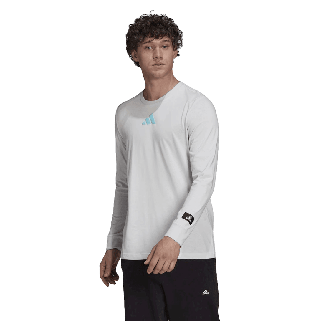 Adidas Future Block Long Sleeve Graphic póló, fehér - Sportmania.hu