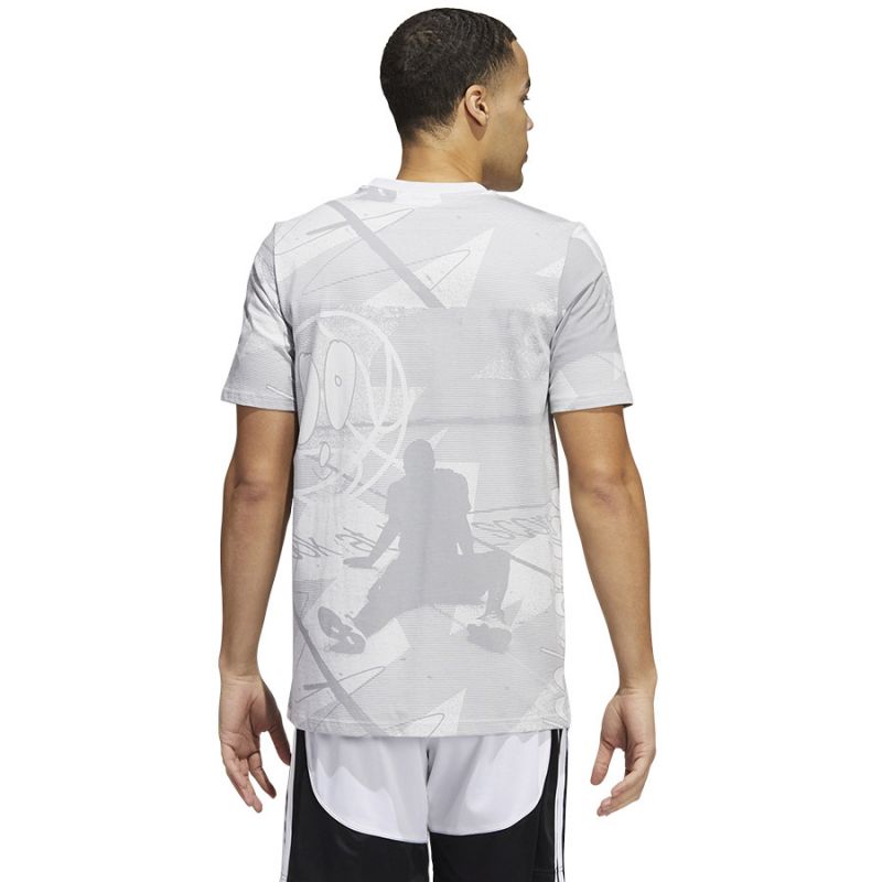Adidas Iginite Aop Tee M HL0087 Póló Ruházat Póló - Sportmania.hu