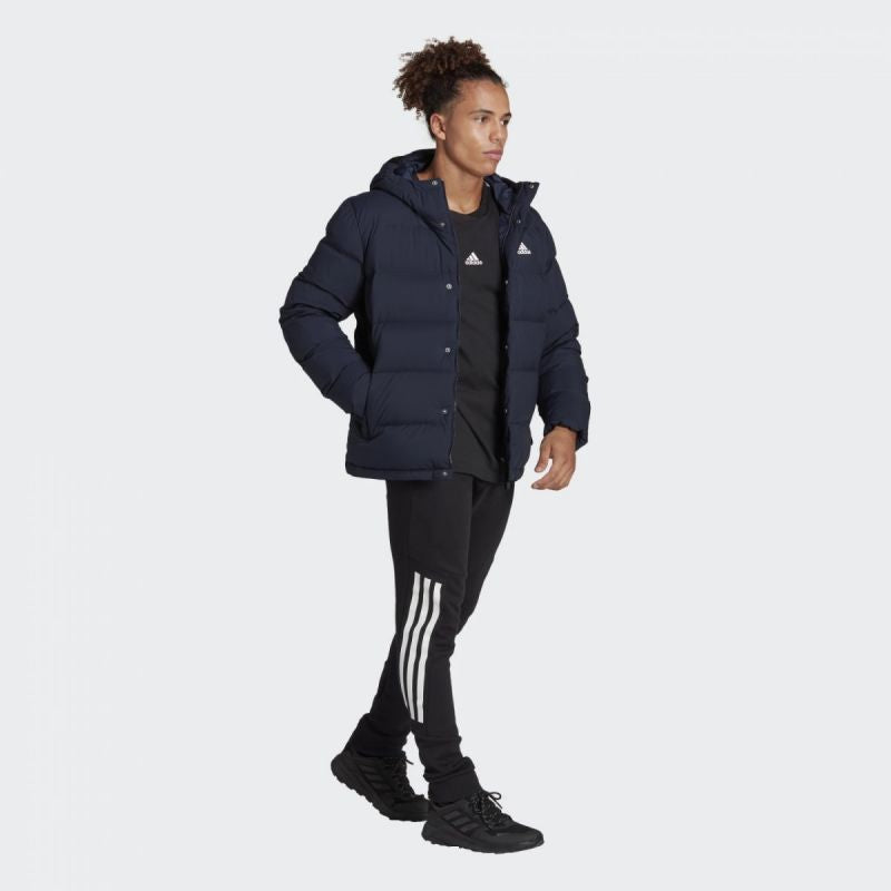 adidas Jacket adidas Helionic Hooded Down Jacket M HG8750 Kabát - Sportmania.hu