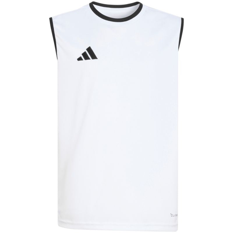 Adidas Kids' Entrada 26 Sleeveless Jersey, White, fehér gyerek póló KB3935