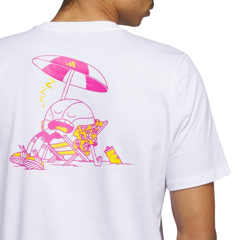 Adidas Lil Stripe Spring Break Graphic Short Sleeve Basketball Tee M IC1868 Póló