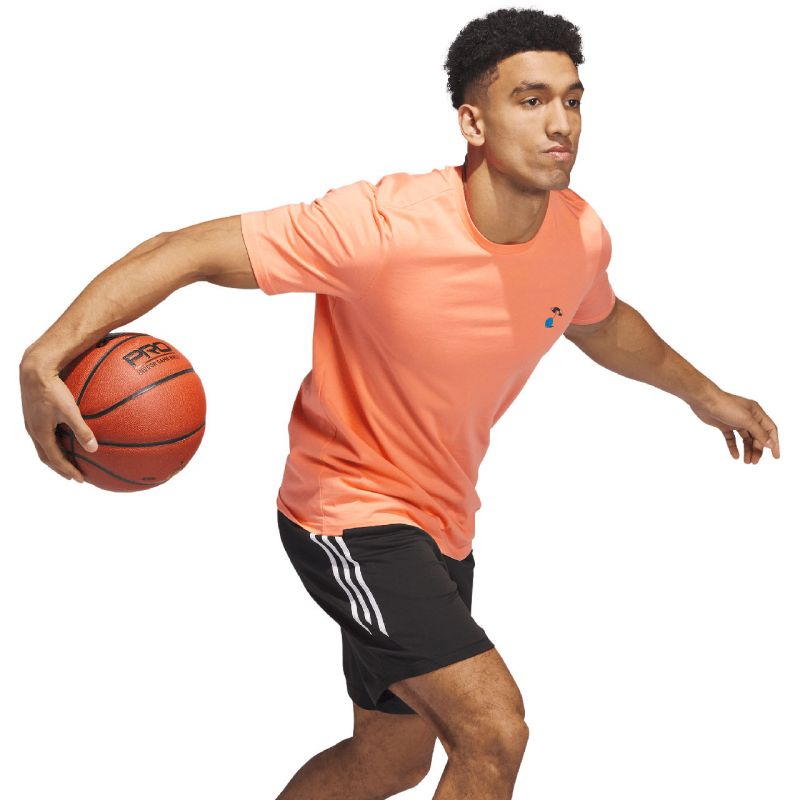 Adidas Lil Stripe Spring Break Graphic Short Sleeve Basketball Tee M IC1869 Póló