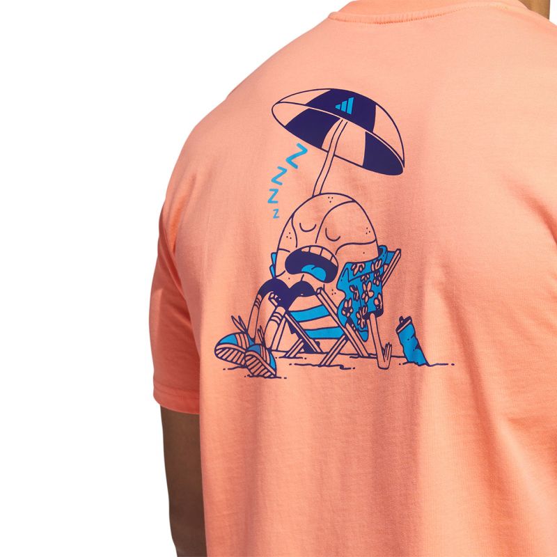 Adidas Lil Stripe Spring Break Graphic Short Sleeve Basketball Tee M IC1869 Póló