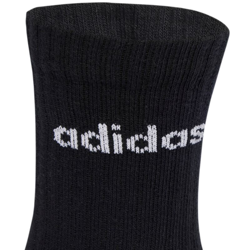 adidas Linear Crew Socks Cushioned 6 Pair Pack black JL6094
