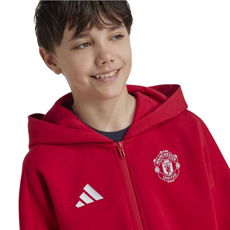 Adidas Manchester United Anthem Jacket Jr IT4188 sweatshirt Pulóver - Sportmania.hu
