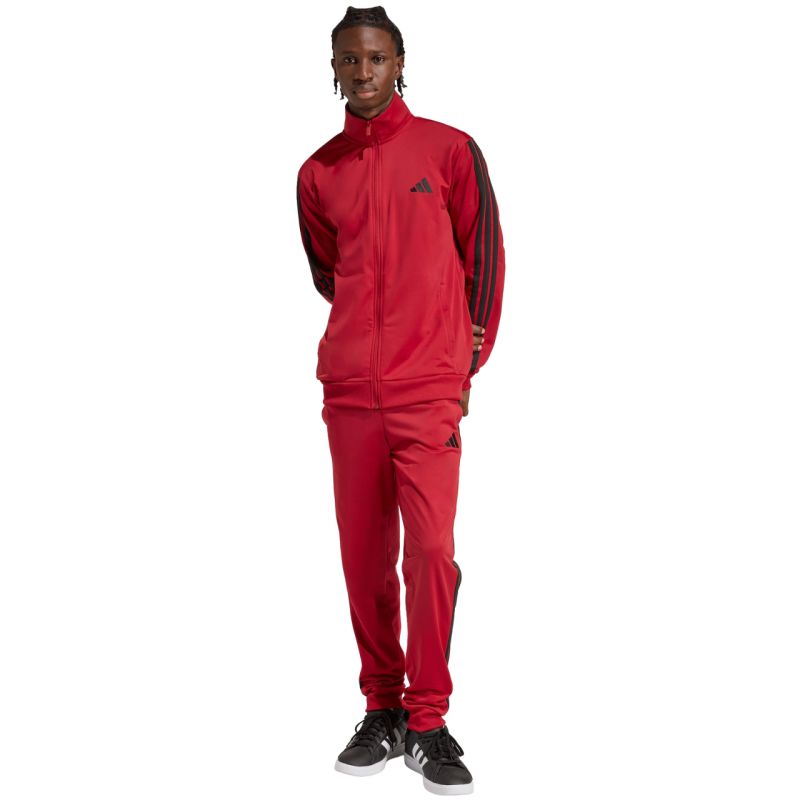 Men's adidas Dayready tracksuit red piros szett férfi KC1357