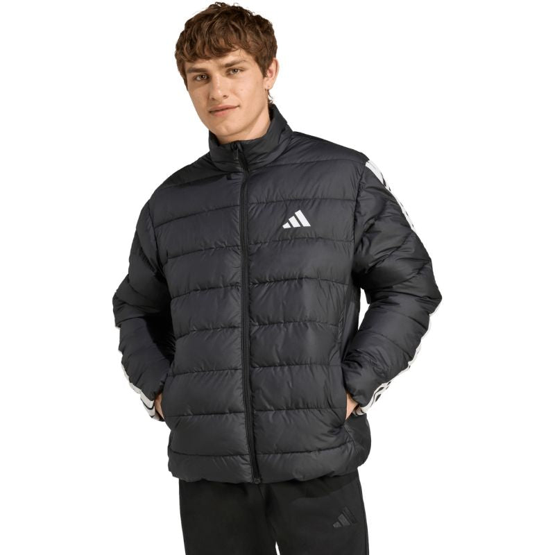 Men's adidas Essentials 3-Stripes Jacket Black férfi dzseki JM8416