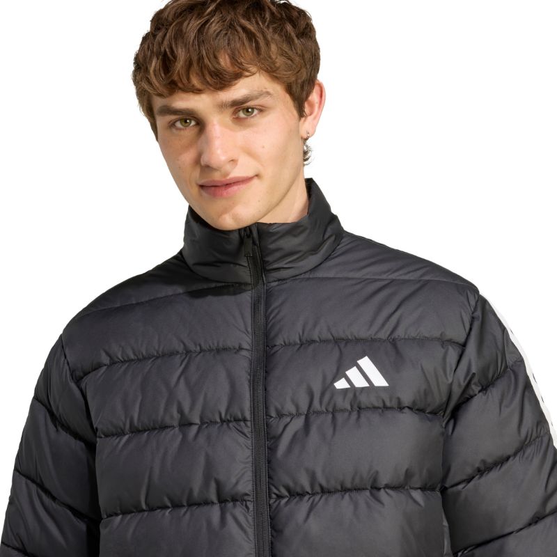 Men's adidas Essentials 3-Stripes Jacket Black férfi dzseki JM8416