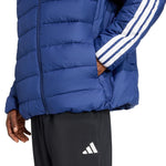 Men's adidas Essentials CLIMAWARM 3-Stripes Jacket Blue férfi Kabát JX7771