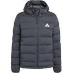Men's adidas Helionic Climawarm Stretch Hooded Down Black fekete férfi kabát JN2114