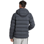 Men's adidas Helionic Climawarm Stretch Hooded Down Black fekete férfi kabát JN2114