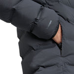 Men's adidas Helionic Climawarm Stretch Hooded Down Black fekete férfi kabát JN2114