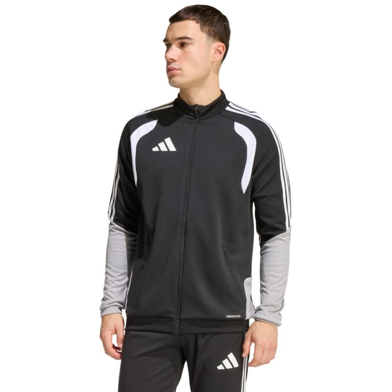 Men's adidas Tiro 26 Competition Training sweatshirt black, gray, and white fehér férfi pulóver JX4260