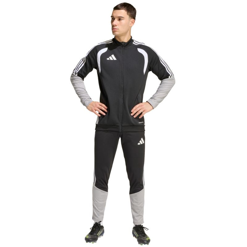 Men's adidas Tiro 26 Competition Training sweatshirt black, gray, and white fehér férfi pulóver JX4260