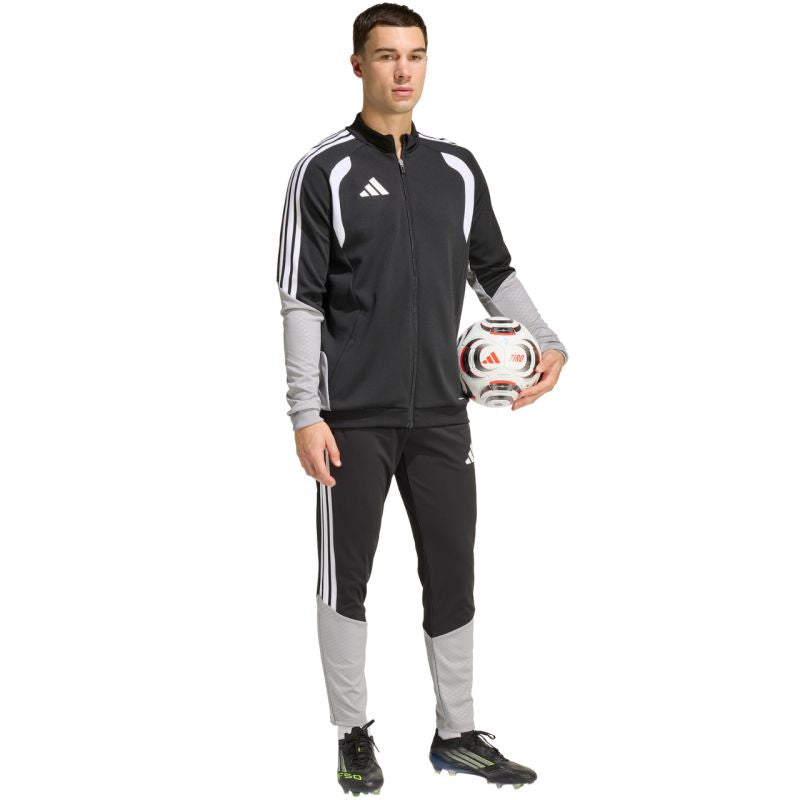 Men's adidas Tiro 26 Competition Training sweatshirt black, gray, and white fehér férfi pulóver JX4260