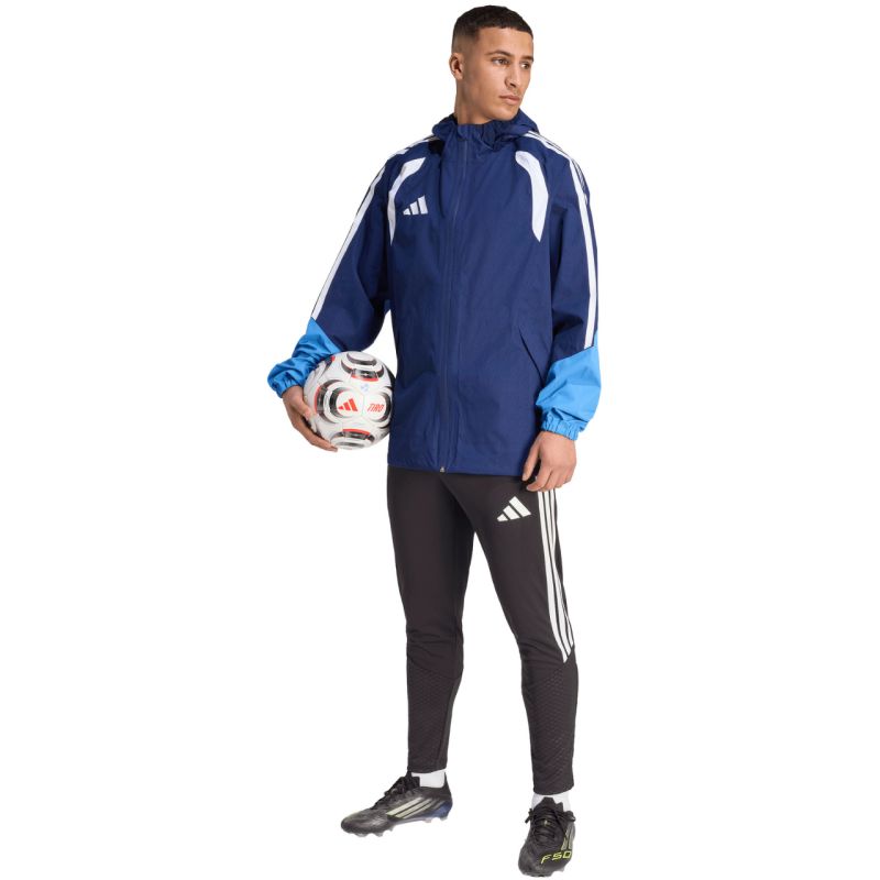 Men's adidas Tiro 26 Rain navy blue JY8963 sötétkék férfi kabát