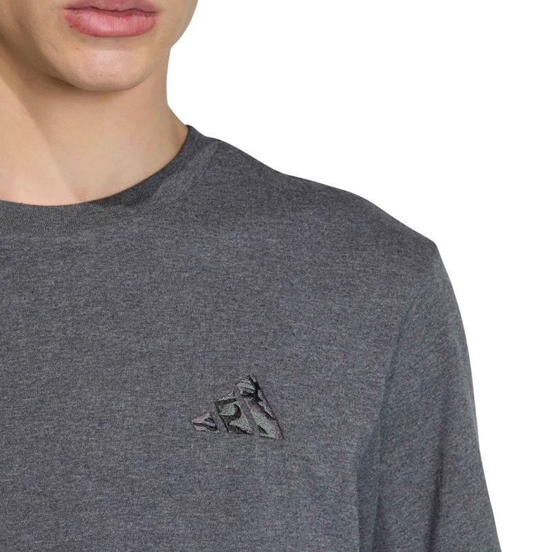 Adidas Men's Camo Embroidered Small Logo Graphic T-shirt gray szürke férfi póló KC7159