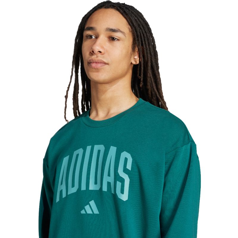 adidas Men's Collegiate Green férfi Pulóver JM1733