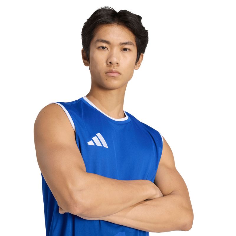 Adidas Men's Entrada 26 Sleeveless Jersey kék férfi póló