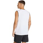 Adidas Men's Entrada 26 Sleeveless Jersey White fehér férfi póló