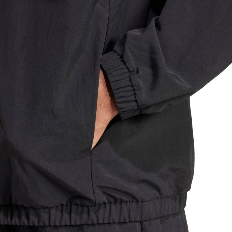 Adidas Men's Essential Small Logo Windbreaker Black fekete férfi dzseki JM1772