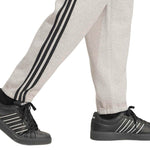 Adidas Men's Essentials 3-Stripes Fleece Tapered Cuffed szürke férfi nadrág KY4127