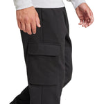 adidas Men's Essentials Feelcozy Fleece Cargo Pants Black férfi JE3820