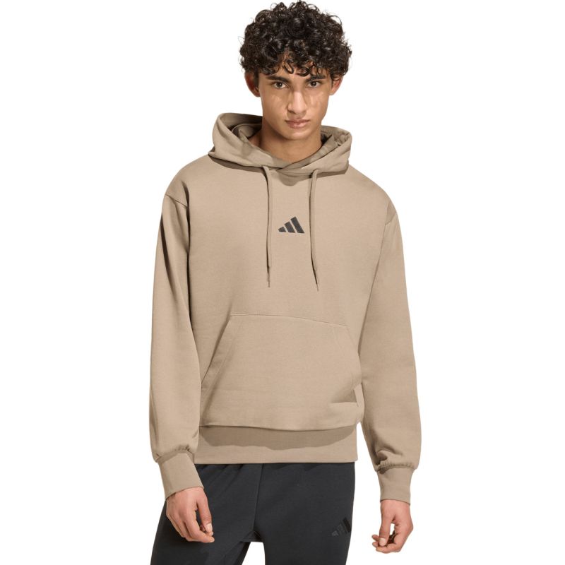 Adidas Men's Essentials Feelcozy sweatshirt bézs férfi pulóver