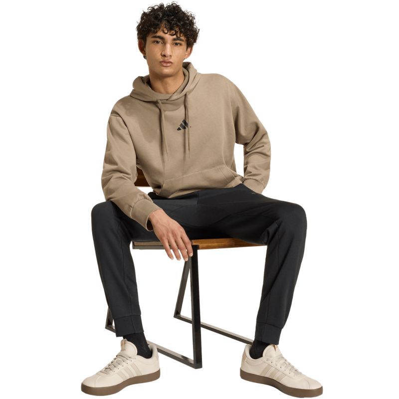 Adidas Men's Essentials Feelcozy sweatshirt bézs férfi pulóver