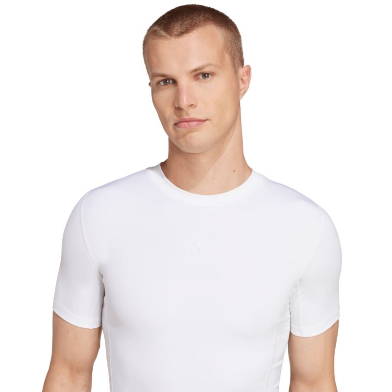 adidas Men's Techfit Short Sleeve Tee white férfi JP4675
