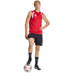 Adidas Men's Tiro 26 Competition Sleeveless Jersey red piros férfi póló KA7610