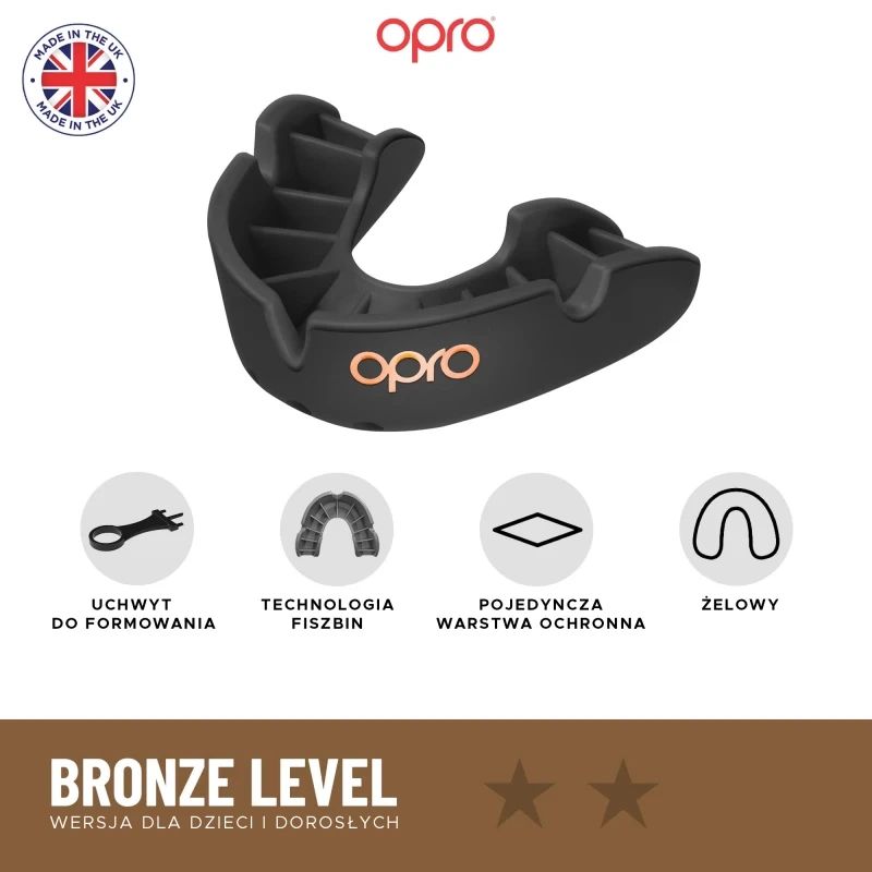 adidas OPRO UFC Bronze GEN2 Mouthguard 1234_stm_white-White Védőfelszerelés 1234_stm_white-Biały