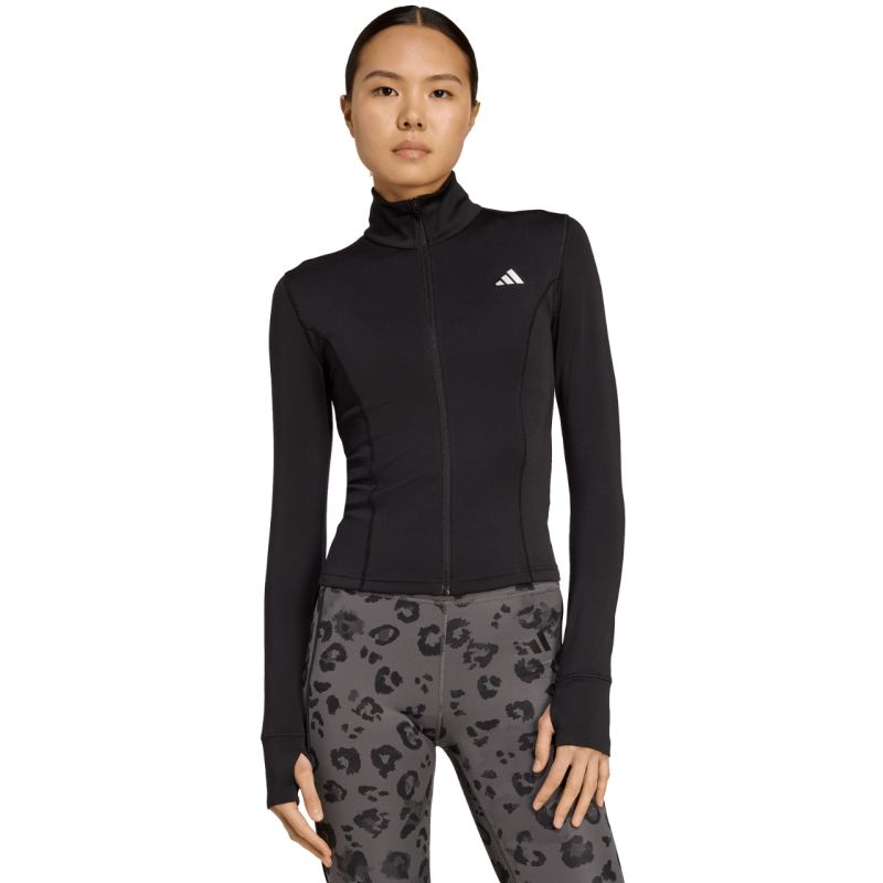 adidas Optime Essentials Full-Zip Women's Sweatshirt Black női