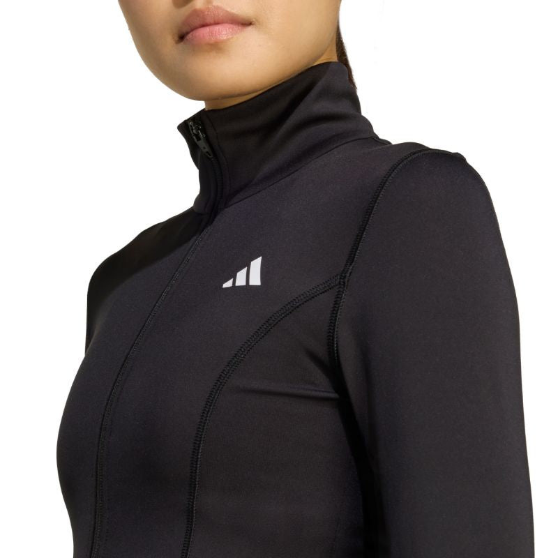 adidas Optime Essentials Full-Zip Women's Sweatshirt Black női