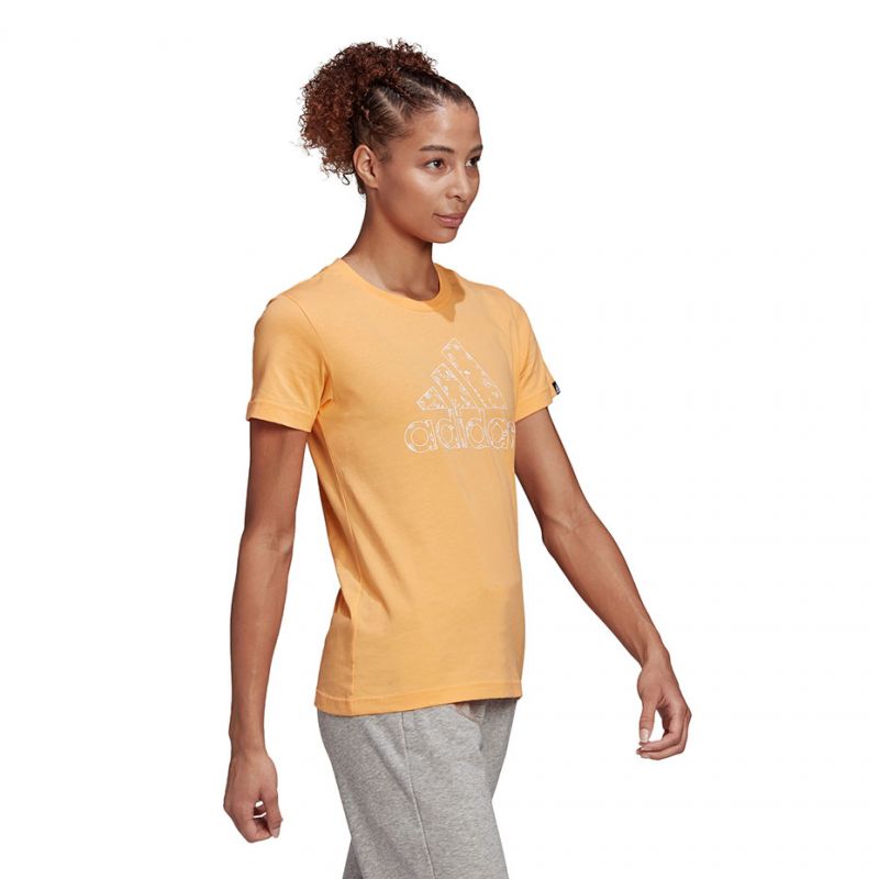 Adidas Outlined Floral Graphic T-Shirt W GL1030 Póló