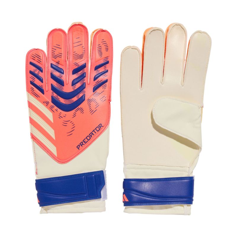 adidas Predator Glove Training Goalkeeper Gloves White and Orange Kapuskesztyű JN5355