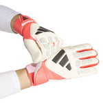 adidas Predator Match goalkeeper gloves white and red piros kapuskesztyű KA7783