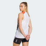 Adidas running top TERREX Xperior Pro Tank – white/semi impact orange, size: női póló, narancssárga
