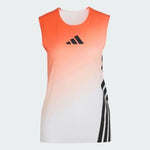 Adidas running top TERREX Xperior Pro Tank – white/semi impact orange, size: női póló, narancssárga