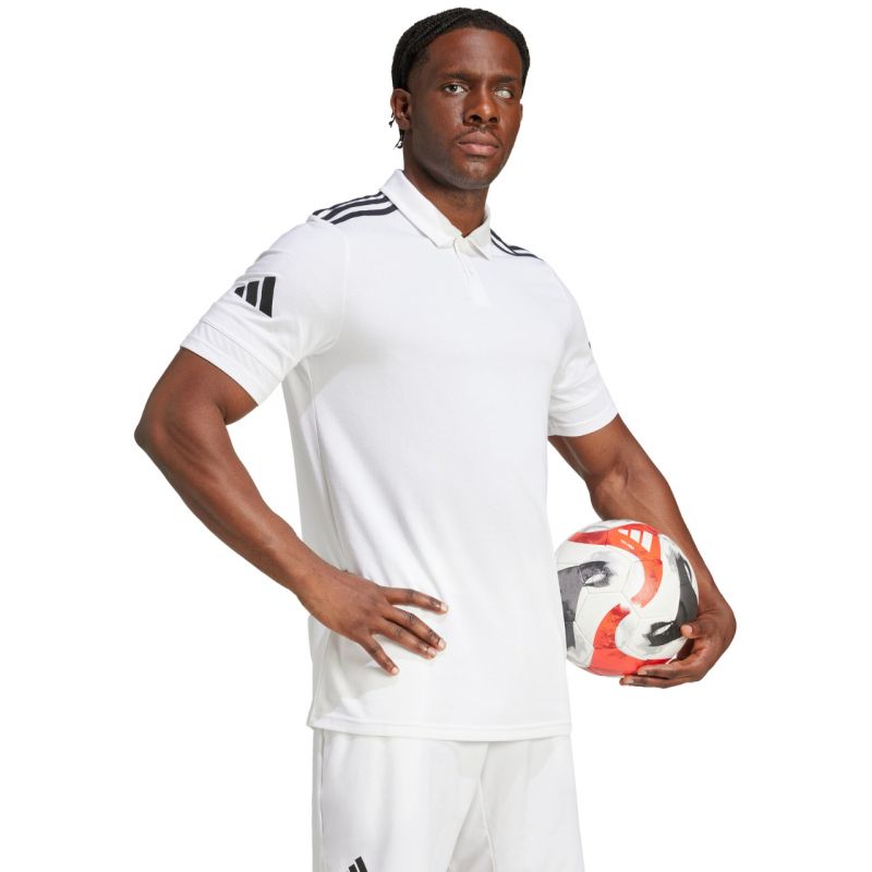 Adidas Squadra 25 galléros póló, fehér - Sportmania.hu