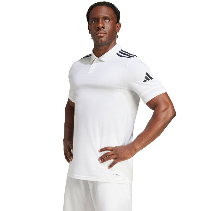 Adidas Squadra 25 galléros póló, fehér - Sportmania.hu
