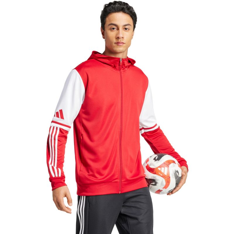 Adidas Squadra 25 kapucnis pullover, piros - Sportmania.hu