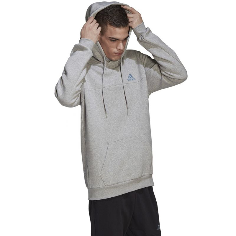 adidas Stadium Fleece Badge of Sport Hoodie M HC5869 Kapucnis pulóver - Sportmania.hu