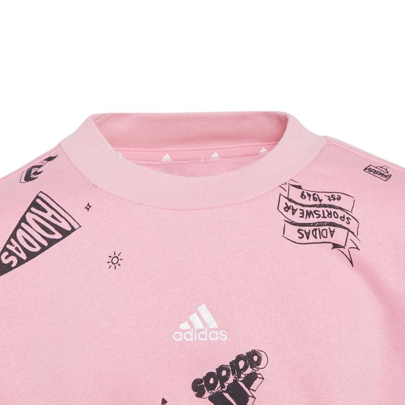adidas Sweatshirt adidas Bluv Q3 Sweat Jr. IA1576 Pulóver