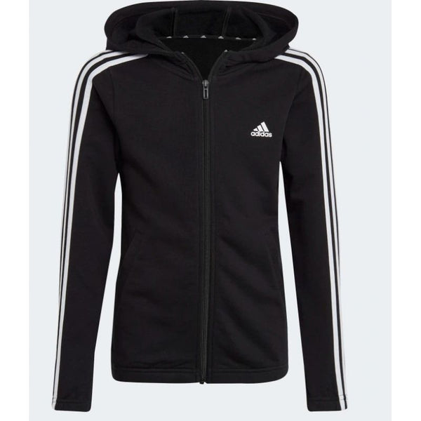 adidas Sweatshirt adidas Essentials 3 Stripes Full-Zip Hoodie Jr. IC3634 Pulóver