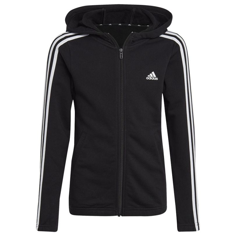 adidas Sweatshirt adidas Essentials 3 Stripes Full-Zip Hoodie Jr. IC3634 Pulóver - Sportmania.hu