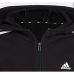 adidas Sweatshirt adidas Essentials 3 Stripes Full-Zip Hoodie Jr. IC3634 Pulóver - Sportmania.hu