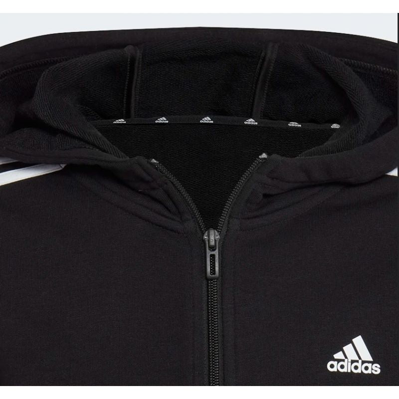 adidas Sweatshirt adidas Essentials 3 Stripes Full-Zip Hoodie Jr. IC3634 Pulóver
