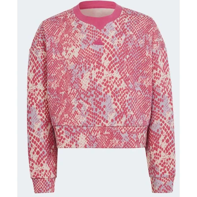 adidas Sweatshirt adidas FI Allover Print SWT Jr. HR5828 Pulóver